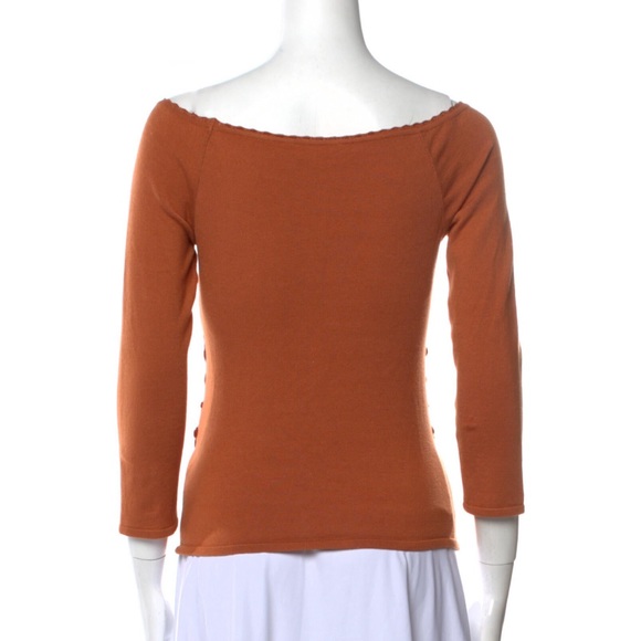 Vintage Valentino Bateau Neckline Sweater - Sz Small - Picture 3 of 5